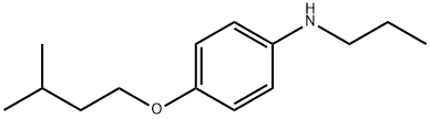4-(Isopentyloxy)-N-propylaniline Struktur