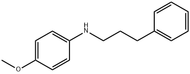 4-Methoxy-N-(3-phenylpropyl)aniline,71193-46-9,结构式