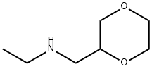 N-(1,4-Dioxan-2-ylmethyl)-N-ethylamine Struktur