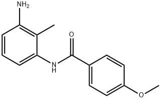 N-(3-Amino-2-methylphenyl)-4-methoxybenzamide Structure