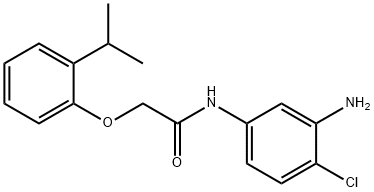 N-(3-Amino-4-chlorophenyl)-2-(2-isopropylphenoxy)-acetamide Structure
