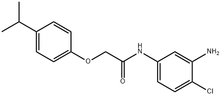 N-(3-Amino-4-chlorophenyl)-2-(4-isopropylphenoxy)-acetamide 结构式