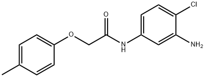 N-(3-Amino-4-chlorophenyl)-2-(4-methylphenoxy)-acetamide 结构式