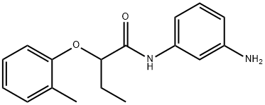 N-(3-Aminophenyl)-2-(2-methylphenoxy)butanamide Structure