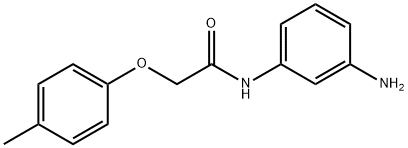 N-(3-Aminophenyl)-2-(4-methylphenoxy)acetamide,1016512-71-2,结构式