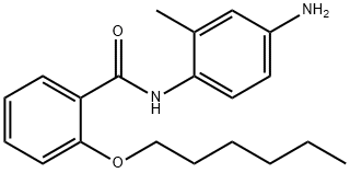 N-(4-Amino-2-methylphenyl)-2-(hexyloxy)benzamide 结构式