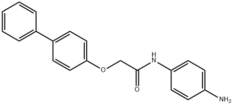 N-(4-Aminophenyl)-2-([1,1'-biphenyl]-4-yloxy)-acetamide Structure