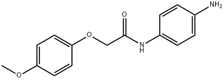 N-(4-Aminophenyl)-2-(4-methoxyphenoxy)acetamide Struktur