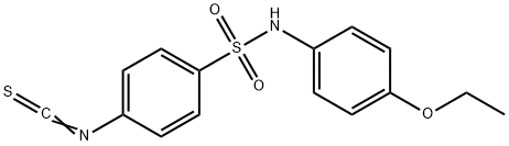 N-(4-Ethoxyphenyl)-4-isothiocyanatobenzenesulfonamide,100970-00-1,结构式