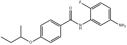 N-(5-Amino-2-fluorophenyl)-4-(sec-butoxy)benzamide Structure