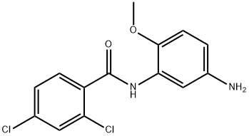 N-(5-Amino-2-methoxyphenyl)-2,4-dichlorobenzamide,330990-47-1,结构式