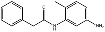 N-(5-Amino-2-methylphenyl)-2-phenylacetamide 化学構造式