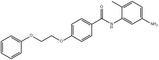 N-(5-Amino-2-methylphenyl)-4-(2-phenoxyethoxy)-benzamide Structure