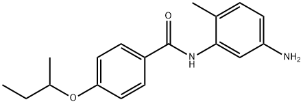 N-(5-Amino-2-methylphenyl)-4-(sec-butoxy)benzamide Structure