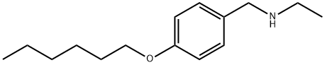 N-[4-(Hexyloxy)benzyl]-1-ethanamine 结构式