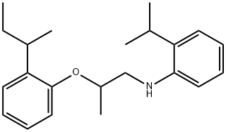 N-{2-[2-(sec-Butyl)phenoxy]propyl}-2-isopropylaniline Struktur