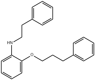 N-Phenethyl-2-(3-phenylpropoxy)aniline Structure