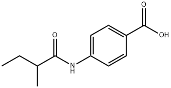 4-[(2-methylbutanoyl)amino]benzoic acid|4-[(2-甲基-1-氧代丁基)氨基]苯甲酸