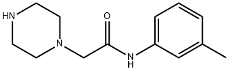 N-(3-methylphenyl)-2-(piperazin-1-yl)acetamide Structure