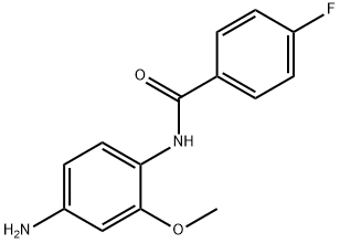 N-(4-amino-2-methoxyphenyl)-4-fluorobenzamide,926227-31-8,结构式