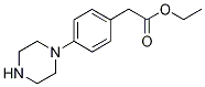 Ethyl  (4-Piperazin-1-ylphenyl)acetate 化学構造式