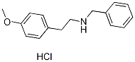 N-benzyl-2-(4-methoxyphenyl)-1-ethanamine hydrochloride Structure