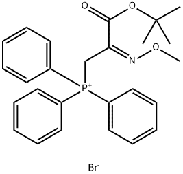 [3-(tert-butoxy)-2-(methoxyimino)-3-oxopropyl](triphenyl)phosphonium bromide Structure