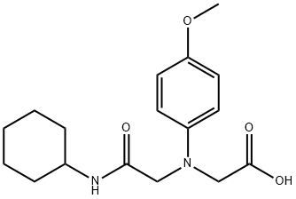 [[2-(cyclohexylamino)-2-oxoethyl](4-methoxyphenyl)amino]acetic acid