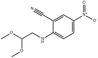 2-[(2,2-dimethoxyethyl)amino]-5-nitrobenzonitrile|