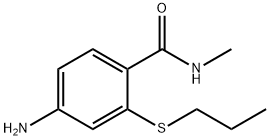 4-amino-N-methyl-2-(propylthio)benzamide 结构式