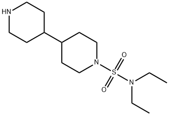 N,N-diethyl-4,4'-bipiperidine-1-sulfonamide Struktur