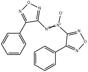 3-phenyl-4-[(4-phenyl-1,2,5-oxadiazol-3-yl)-NNO-azoxy]-1,2,5-oxadiazole,129282-42-4,结构式