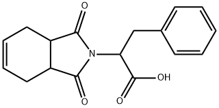 2-(1,3-二氧代-3A,4,7,7A-四氢异吲哚-2-基)-3-苯基-丙酸,1104074-27-2,结构式