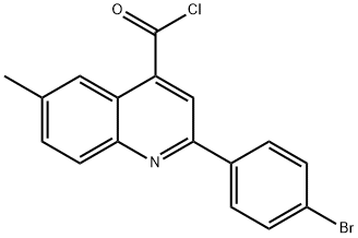 1160253-71-3 2-(4-溴苯基)-6-甲基喹啉-4-甲酰氯