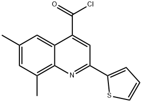 6,8-dimethyl-2-(2-thienyl)quinoline-4-carbonyl chloride|6,8-二甲基-2-(2-噻吩)喹啉-4-甲酰氯