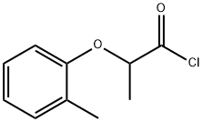 2-(2-methylphenoxy)propanoyl chloride Struktur
