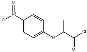 2-(4-nitrophenoxy)propanoyl chloride Structure