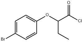 2-(4-ブロモフェノキシ)ブタノイルクロリド 化学構造式