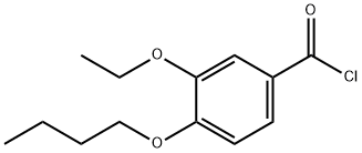 4-butoxy-3-ethoxybenzoyl chloride Structure