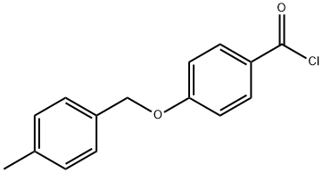 4-[(4-甲苄基)氧基]苯甲酰氯,62290-55-5,结构式