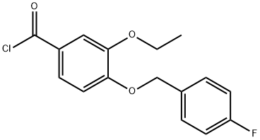 1160251-11-5 3-乙氧基-4-[(4-氟苄基)氧基]苯甲酰氯