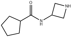 N-(3-Azetidinyl)cyclopentanecarboxamide Struktur