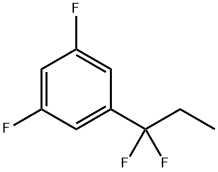 1-(1,1-Difluoropropyl)-3,5-difluorobenzene Structure