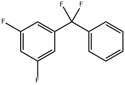 1-(Difluorophenylmethyl)-3,5-difluorobenzene Structure