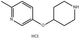 6-Methyl-3-pyridinyl 4-piperidinyl etherdihydrochloride Structure