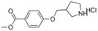 Methyl 4-(3-pyrrolidinylmethoxy)benzoatehydrochloride 结构式