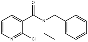 N-Benzyl-2-chloro-N-ethylnicotinamide Structure