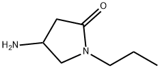 4-氨基-1-丙基吡咯烷-2-酮,1083245-99-1,结构式