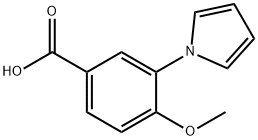4-Methoxy-3-pyrrol-1-yl-benzoic acid Struktur