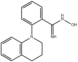 2-[3,4-Dihydro-1(2H)-quinolinyl]-N'-hydroxybenzenecarboximidamide Structure